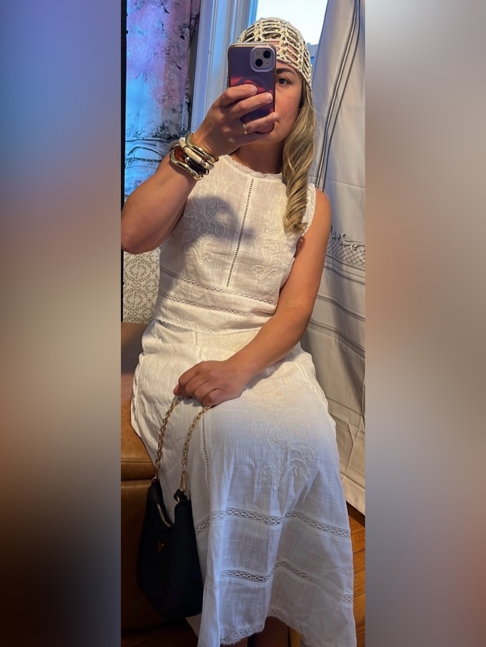 NEW (SET ) HOUSE OF HARLOW LINEN EMBROIDERED  SKIRT AND TOP 
🚨FIRM PRICE